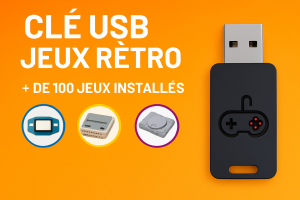 🎮 Clé USB 128 Go – Jeux rétro multi-consoles préinstallés 🕹️