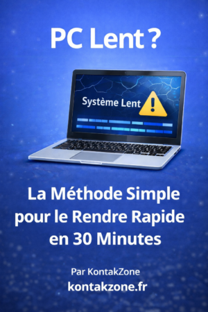 PC Lent ? La Méthode Simple pour le Rendre Rapide en 30 Minutes