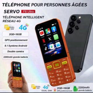 Téléphone moderne pour personne âgées-Simplicité, Sécurité et Confort au Quotidien