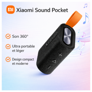 Haut-parleur Xiaomi Sound Pocket – Petit Format Grand Son, Sans Fil et Ultra Pratique