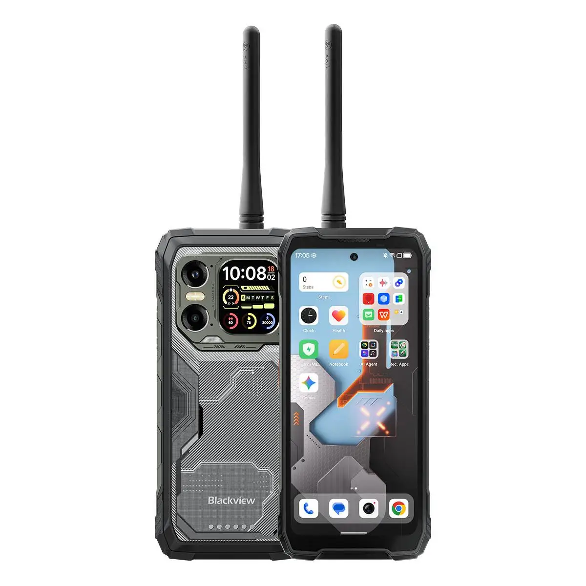 Blackview XPLORE 1 Smartphone robuste 5G avec fonction talkie-walkie, écran 6,78 pouces 120Hz, 12 Go + 256 Go, appareil photo 64 MP, batterie 20000 mAh, 55W, Android 15, NFC – Image 7