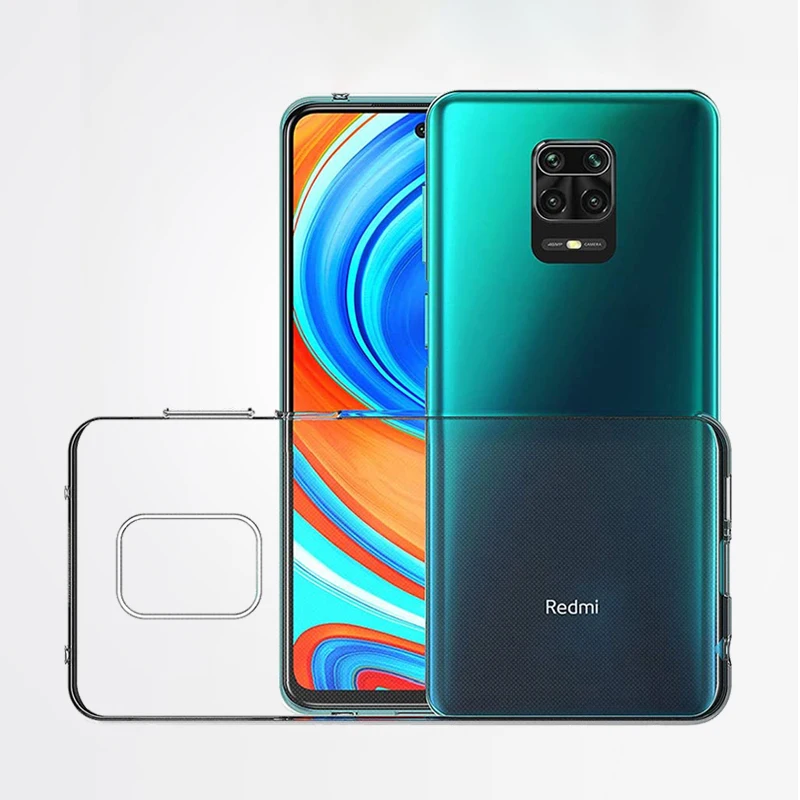 Coque transparente de haute qualité pour Xiaomi Redmi 9 9A 9C 9i 9T Note 9S Pro Max, coque de téléphone souple transparente Note9T AT Prime Power NFC 5G – Image 3